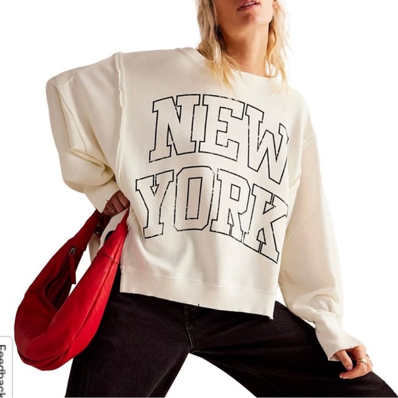 We the Free New York Sweatshirt Size S - Picture 1 of 10